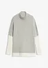 Maglione loose fit in misto cotone con spacchetti laterali, bonprix