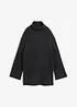 Maglione oversize a collo alto in misto cotone, bonprix