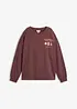 Felpa oversize in puro cotone, bonprix