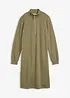 Abito in felpa con mezza zip, bonprix