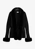 Cardigan con pelliccia sintetica staccabile, bonprix