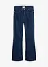 Jeans bootcut, vita media, bonprix