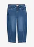 Jeans barrel cropped, vita media, bonprix