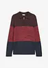 Maglione in filato fine con collo a polo, bonprix