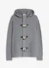 Cardigan in maglia grossa con cappuccio, bonprix