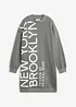 Abito oversize in morbida felpa di misto cotone, bonprix