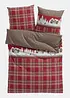 Biancheria da letto in flanella di misto cotone, bonprix