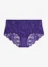 Culotte a vita alta con pizzo delicato, bonprix