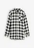 Camicia lunga in flanella, bonprix