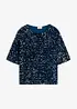Maglia in morbido velluto con paillettes, bonprix