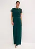 Tuta elegante effetto neoprene con pizzo, bonprix