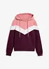 Felpa in misto cotone con cappuccio, bonprix