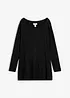 Maglia a maniche lunghe in misto cotone e viscosa, bonprix