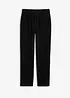 Pantaloni in pile con elastico in vita, bonprix