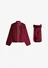 Giacca prémaman in pile teddy con inserto babywearing, bonprix