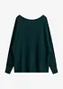 Maglione oversize con maniche a pipistrello, bonprix