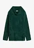Maglione a collo alto in morbido filato effetto piume, bonprix