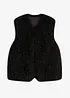 Gilet in ecopelliccia con tasche laterali, bonprix