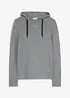 Maglione in filato a coste morbido con cappuccio, regular fit, bonprix
