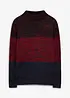 Maglione a collo alto in misto cotone morbido, bonprix