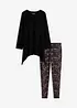 Pigiama con leggings in misto cotone, bonprix