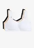 Reggiseno senza ferretto con cotone (pacco da 3), bonprix