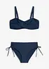 Bikini a balconcino  in materiale lucido (set 2 pezzi), bonprix