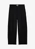 Pantaloni barrel in misto viscosa, bonprix