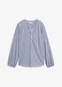Tunica in puro cotone con guarnizione in pizzo, bonprix