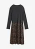 Abito in maglina di materiale misto con puro cotone, bonprix