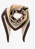 Foulard a triangolo morbido e leopardato, bonprix