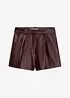 Shorts in similpelle, bonprix