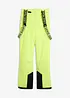 Pantaloni termici funzionali da neve impermeabili con bretelle staccabili, bonprix