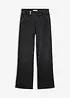 Jeans wide leg, vita alta, bonprix