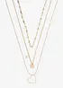 Collane con ciondoli diversi (set 3 pezzi), bonprix