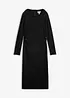 Abito midi in misto viscosa morbido, bonprix