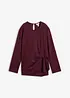 Maglia a maniche lunghe in misto viscosa fine, bonprix