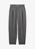 Pantaloni barrel morbidi effetto neoprene, bonprix