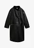Cappotto in similpelle con collo alto, bonprix