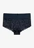 Culotte a vita alta con pizzo, bonprix