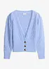 Cardigan in filato fine con bottoni, bonprix