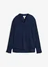 Blusa in chiffon svasata, bonprix