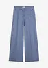 Pantaloni in misto lana con struttura a spina di pesce, bonprix