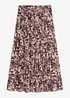 Gonna in chiffon effetto stropicciato, bonprix