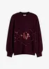 Maglione con paillettes, bonprix