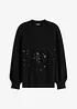 Maglione con paillettes, bonprix