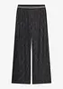 Pantaloni in jersey con righe glitterate, bonprix
