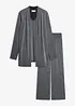 Maglia glitterata effetto 2 in 1 e pantaloni (set 2 pezzi), bonprix