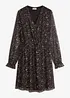 Abito in jersey e mesh fine, bonprix