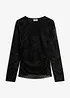 Maglia a maniche lunghe in fine mesh, bonprix
